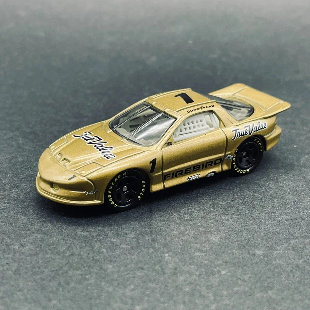 Hot Wheels #1 True Value Pontiac Iroc Firebird Race Car Gold Diecast 1/64‎ Loose